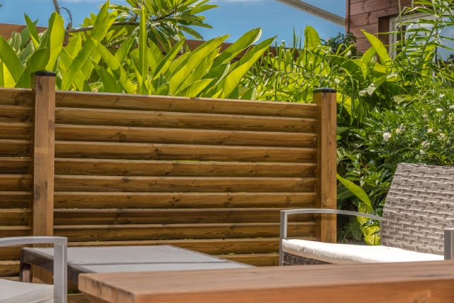 terrasse avec saturateur